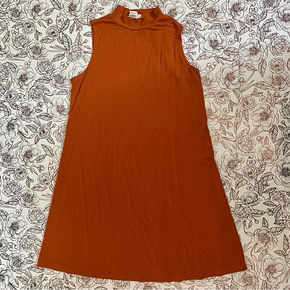 Forever 21 Orange Sleeveless dress